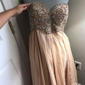 Beautiful beaded formal gown